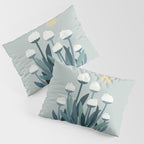 Cat and Plant 76 Pillow Sham Gallery Image 3