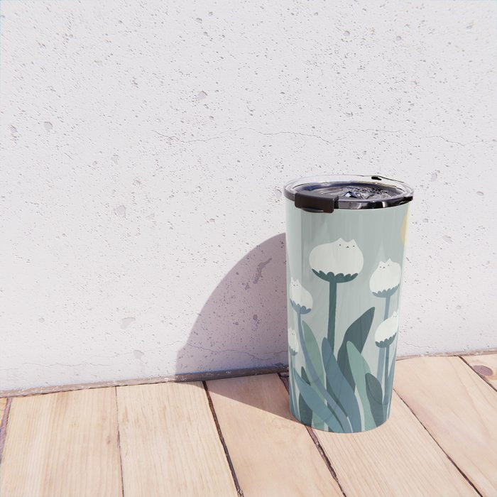 Cat and Plant 76 Travel Mug Gallery Image 4