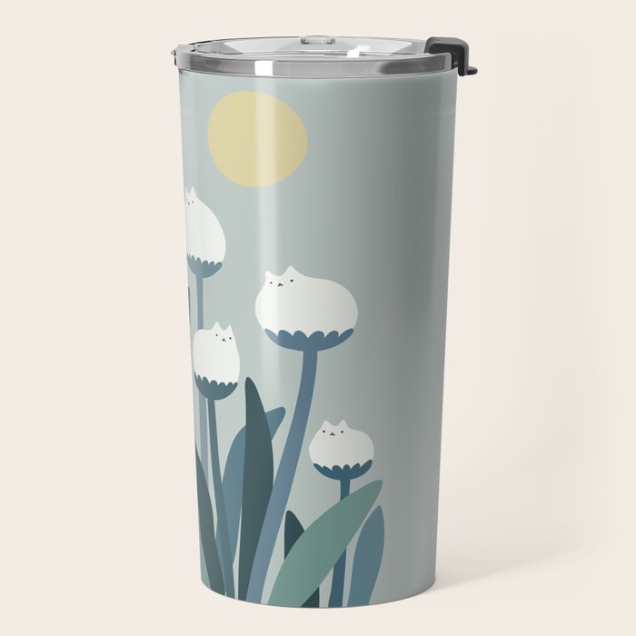 Cat and Plant 76 Travel Mug Gallery Image 2