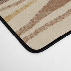 Irregular Lines / Brown & Yellow Desk Mat Gallery Image 4