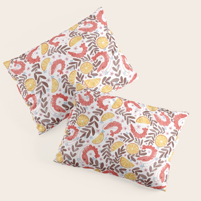 Citrus Shrimp Delight Pillow Sham Gallery Image 1