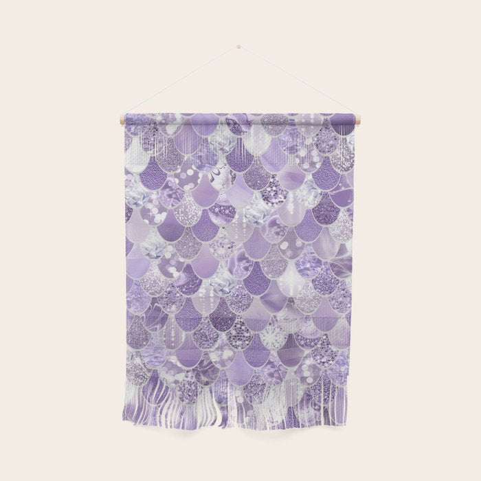 Mermaid Scales, Aesthetic Purple Wall Hanging Gallery Image 1