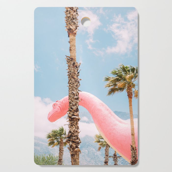 Pink Dinosaur in Cabazon - Palm Springs - California Travel Photo Cutting Board Gallery Image 1