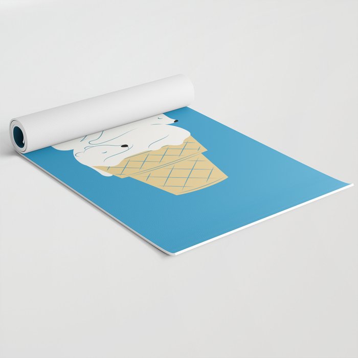 Polar Bear Ice Cream Yoga Mat Gallery Image 2