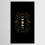 Moonlight Garden - Winter Brown Tablecloth Gallery Image 2