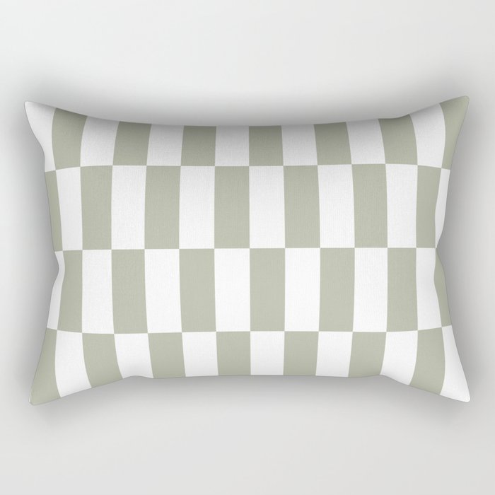 Bars (Pastel Sage) Rectangular Pillow Gallery Image 2
