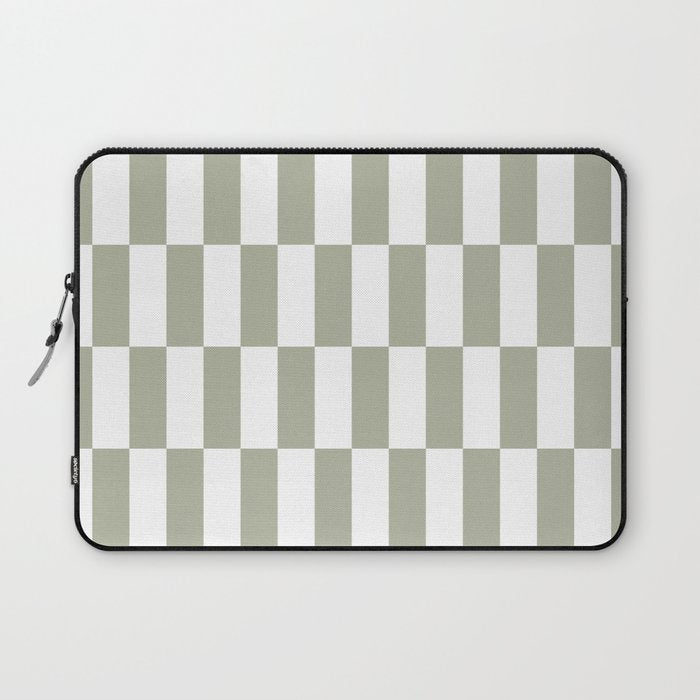 Bars (Pastel Sage) Laptop Sleeve Gallery Image 1
