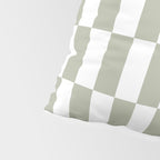 Bars (Pastel Sage) Pillow Sham Gallery Image 4