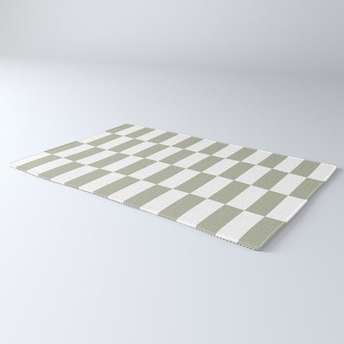 Bars (Pastel Sage) Rug Gallery Image 3