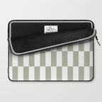Bars (Pastel Sage) Laptop Sleeve Gallery Image 2