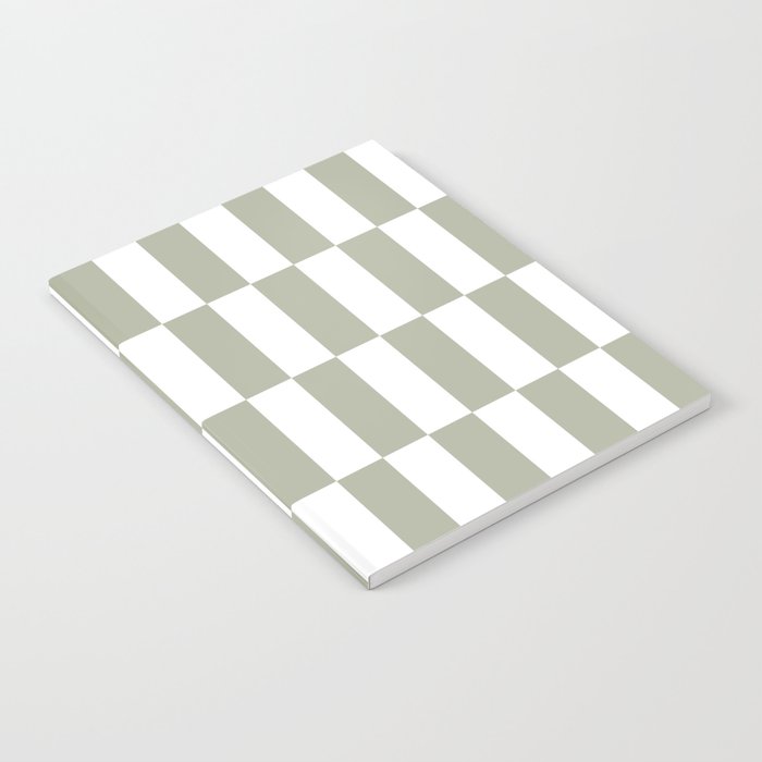 Bars (Pastel Sage) Notebook Gallery Image 1