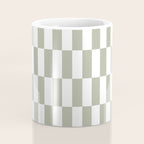 Bars (Pastel Sage) Coffee Mug Gallery Image 4