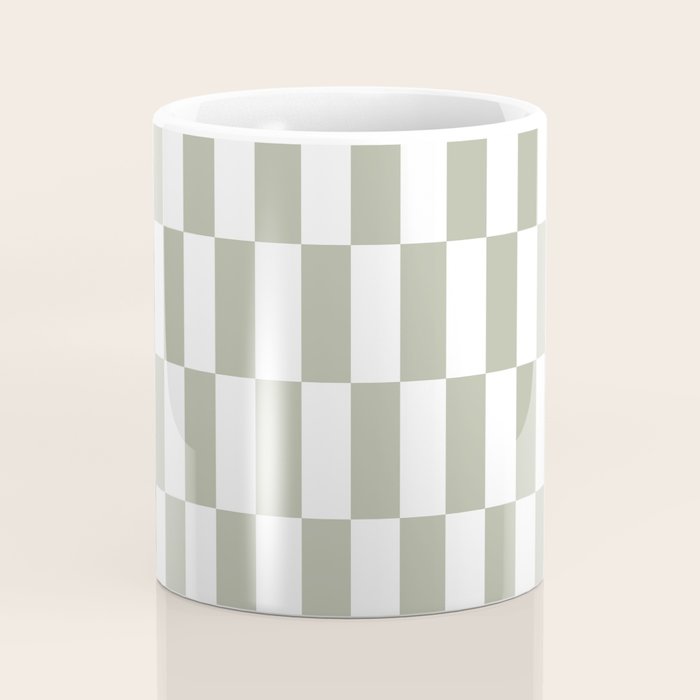 Bars (Pastel Sage) Coffee Mug Gallery Image 4