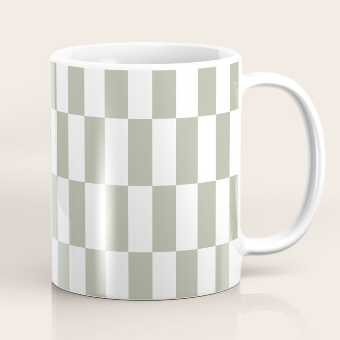 Bars (Pastel Sage) Coffee Mug Gallery Image 1
