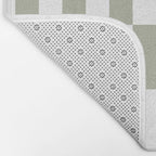 Bars (Pastel Sage) Bath Mat Gallery Image 2
