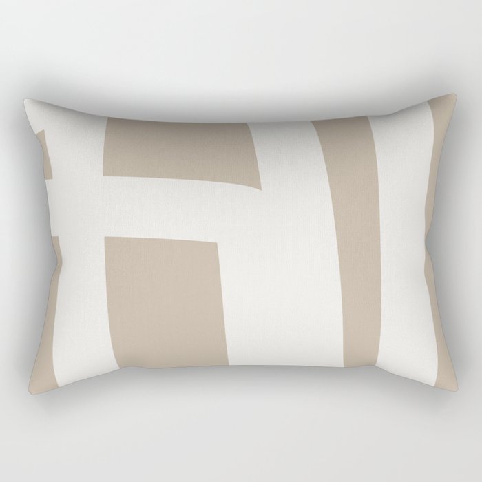 Neutral Abstract 5B Rectangular Pillow Gallery Image 1
