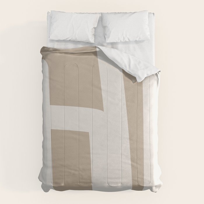 Neutral Abstract 5B Comforter Gallery Image 1