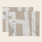 Neutral Abstract 5B Placemat Gallery Image 1