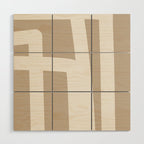 Neutral Abstract 5B Wood Wall Art Gallery Image 1