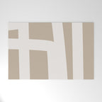 Neutral Abstract 5B Welcome Mat Gallery Image 1