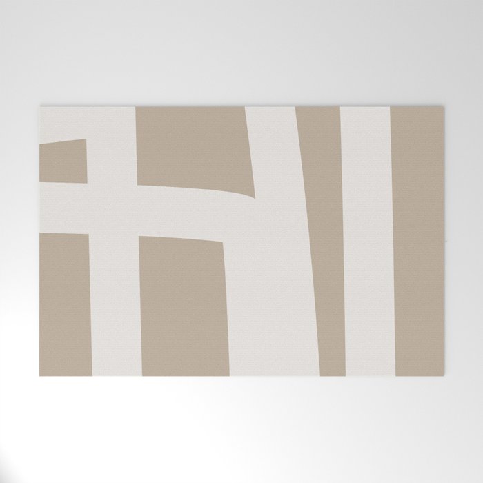 Neutral Abstract 5B Welcome Mat Gallery Image 1