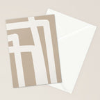 Neutral Abstract 5B Stationery Card Gallery Image 2