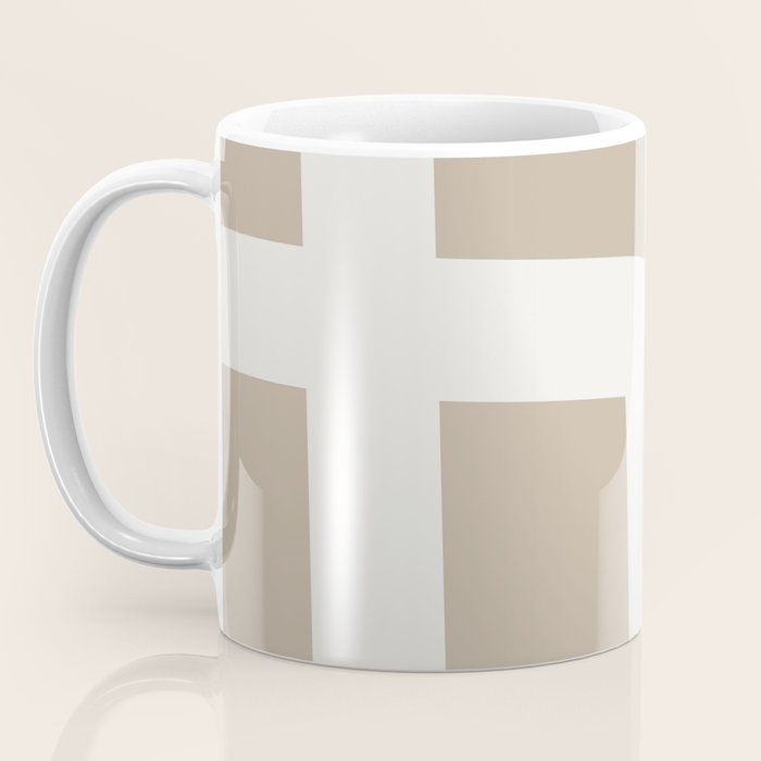 Neutral Abstract 5B Coffee Mug Gallery Image 3