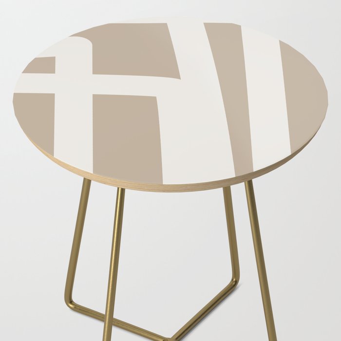 Neutral Abstract 5B Side Table Gallery Image 2