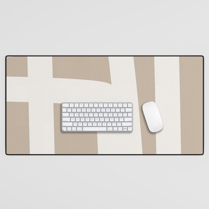 Neutral Abstract 5B Desk Mat Gallery Image 1