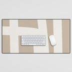 Neutral Abstract 5B Desk Mat Gallery Image 1