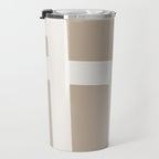Neutral Abstract 5B Travel Mug Gallery Image 3