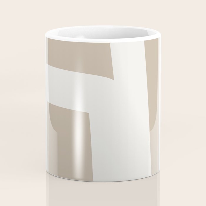 Neutral Abstract 5B Coffee Mug Gallery Image 4