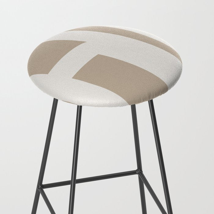 Neutral Abstract 5B Stool Gallery Image 2