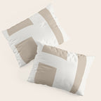 Neutral Abstract 5B Pillow Sham Gallery Image 3