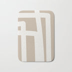 Neutral Abstract 5B Bath Mat Gallery Image 1