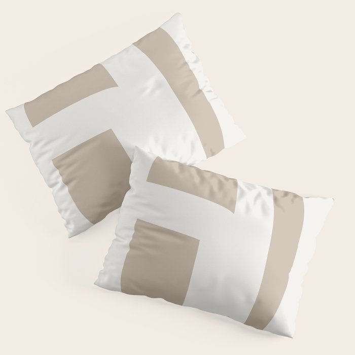 Neutral Abstract 5B Pillow Sham Gallery Image 1