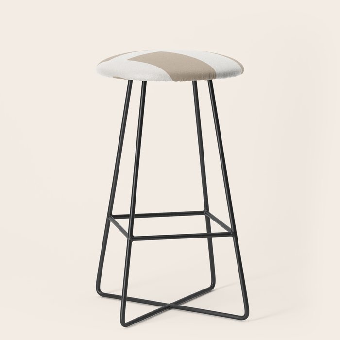 Neutral Abstract 5B Stool Gallery Image 1