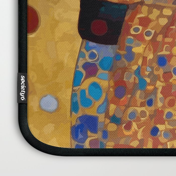 Gustav Klimt White Cat with Beautiful Clothes Laptop Sleeve Gallery Image 3