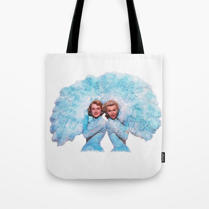 Sisters - White Christmas - Watercolor Tote Bag Gallery Image 1