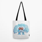 Sisters - White Christmas - Watercolor Tote Bag Gallery Image 2