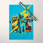 ROBOT WORLD Wrapping Paper Gallery Image 1