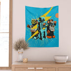 ROBOT WORLD Wall Tapestry Gallery Image 2