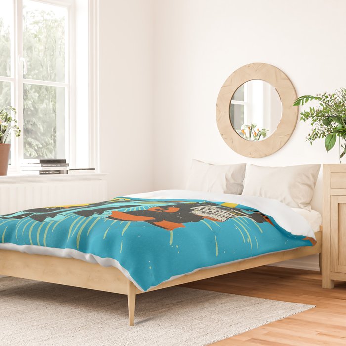 ROBOT WORLD Duvet Cover Gallery Image 2