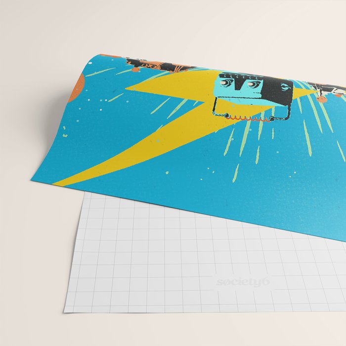 ROBOT WORLD Wrapping Paper Gallery Image 2