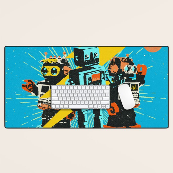 ROBOT WORLD Desk Mat Gallery Image 1