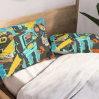 ROBOT WORLD Pillow Sham Gallery Image 2