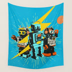 ROBOT WORLD Wall Tapestry Gallery Image 4