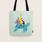 Travel Together Tote Bag Gallery Image 1