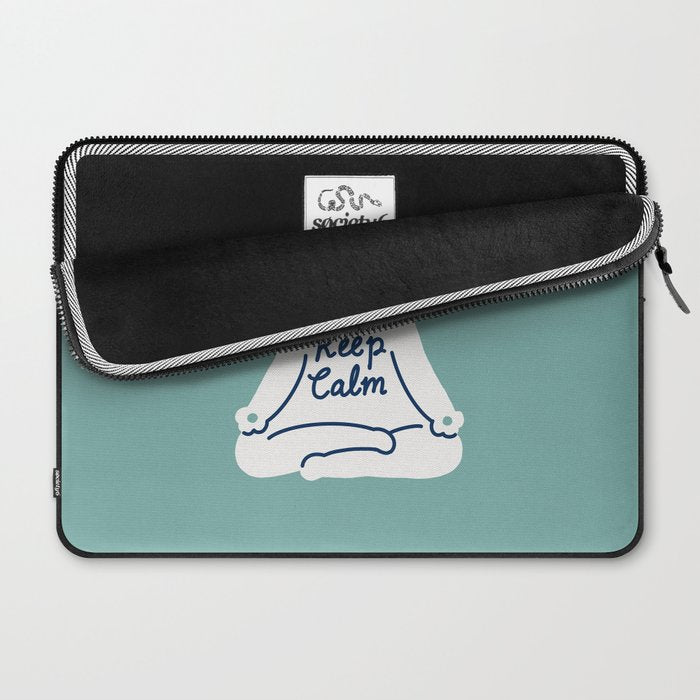 Keep Calm Cat Laptop Sleeve Gallery Image 2
