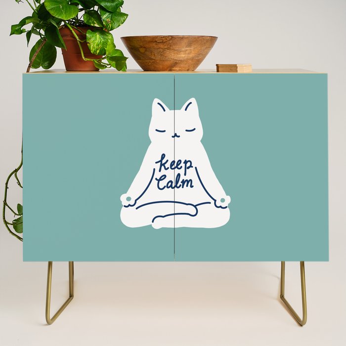 Keep Calm Cat Credenza Gallery Image 1